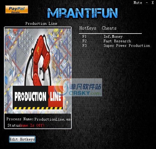 生产线三项修改器 v3.6