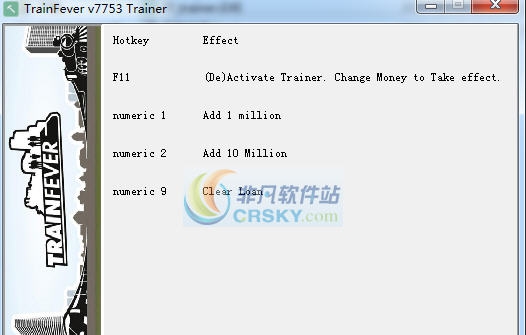 狂热火车三项修改器 v3.3