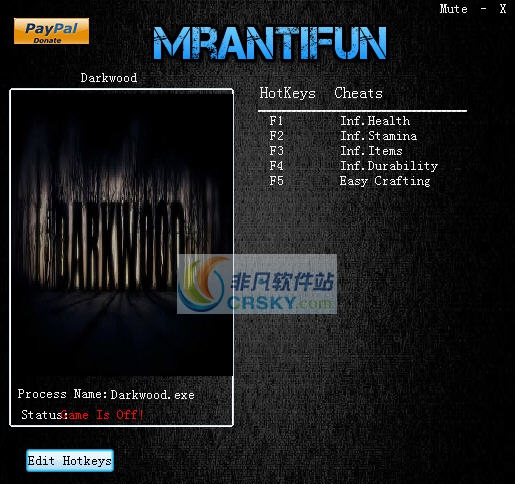 阴暗森林五项修改器 v3.6