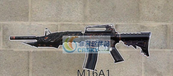 求生之路2穿越火线M4A1橘色黑骑士枪支MOD v2.4
