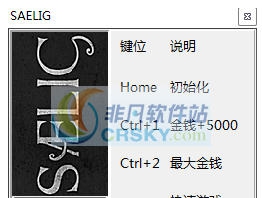 SAELIG测试版整合1号升级档三项修改器 v3.6