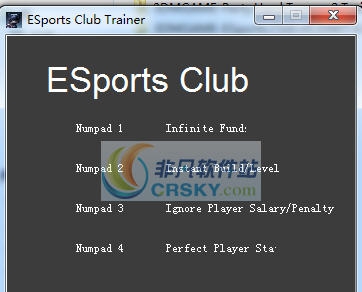 电竞俱乐部四项修改器 v3.5