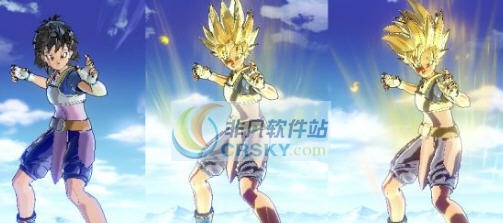 龙珠超宇宙2男女超级赛亚人发型MOD v2.7