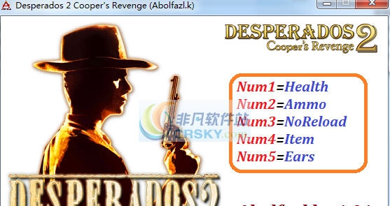 赏金奇兵2库珀的复仇五项修改器 v3.5