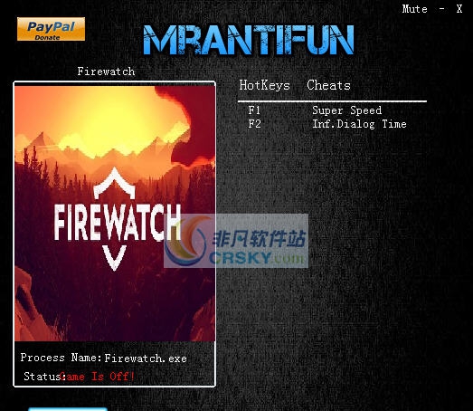 看火人两项修改器 v3.4