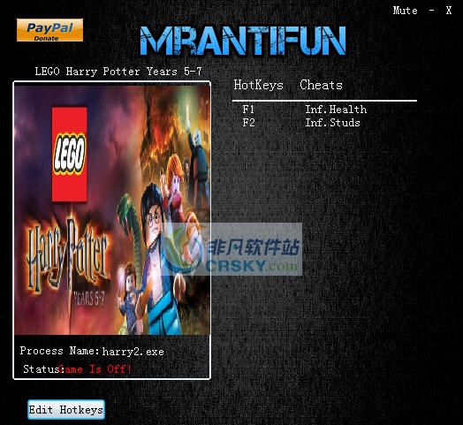 乐高哈利波特第5-7年两项修改器 v3.4