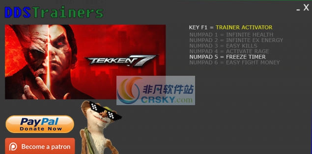 铁拳7无限计时修改器 v3.3