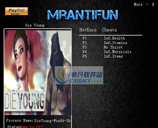 夭折五项修改器 v0.4.0.8.22