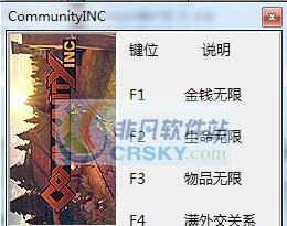 社区公司测试版四项修改器 v3.5