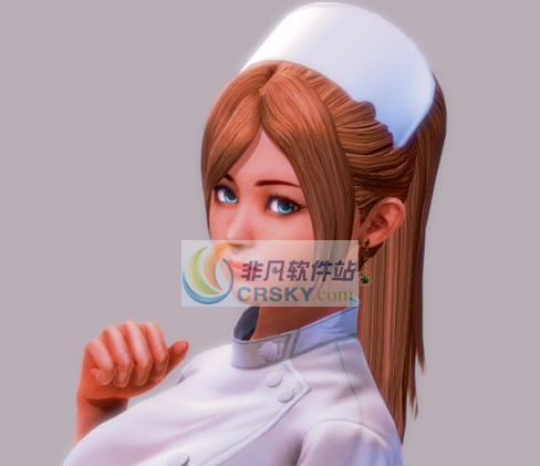 HoneySelect单马尾栗色头发护士姐姐MOD v2.6