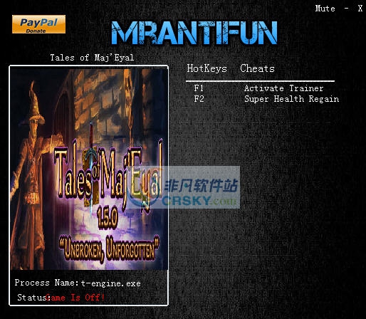 马基埃亚尔的传说超级回血修改器 v3.2