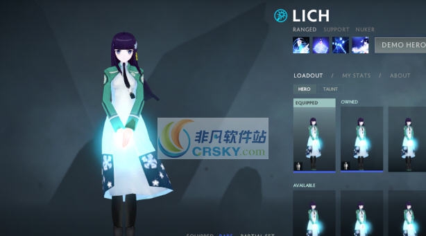 DOTA2深雪替换巫妖MOD v2.4