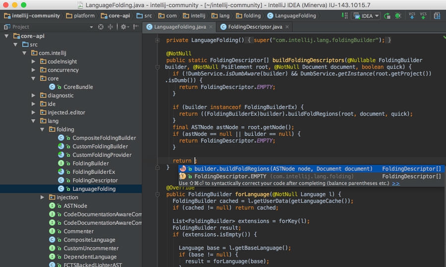 IntelliJ IDEA 2017.3 Build 173.3727.132
