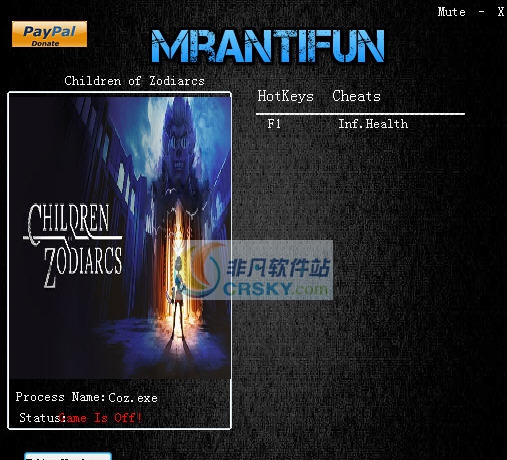 佐迪亚克斯之子无限生命修改器 v3.5