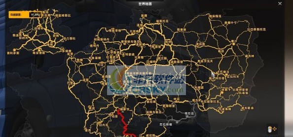欧洲卡车模拟2公路中文路牌MOD v2.8