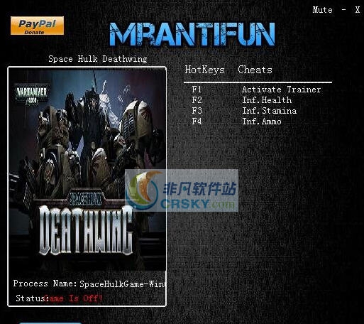 太空战舰死亡之翼四项修改器 v3.5