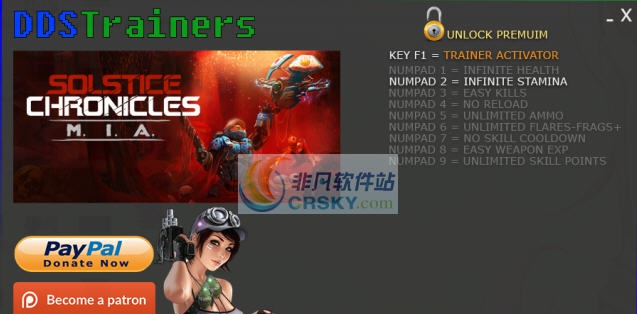 至日编年史MIA无限耐力修改器 v3.5