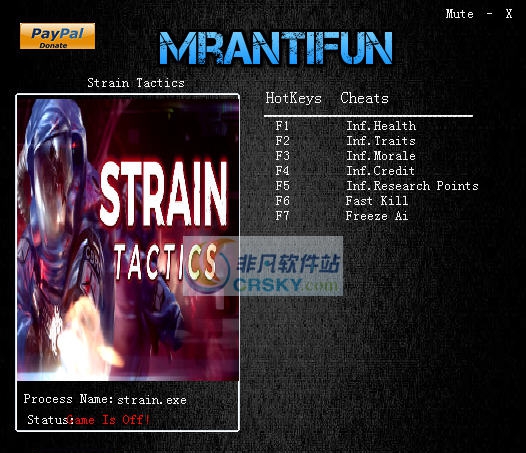 战术应变七项修改器 v3.5