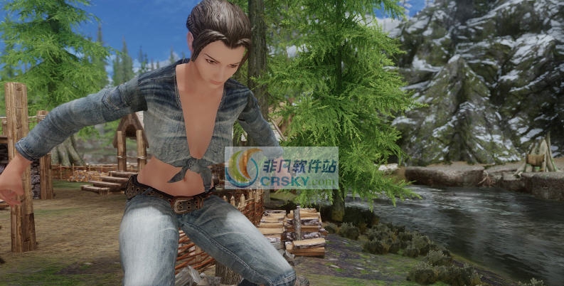 上古卷轴5天际茱莉亚的牛仔套装MOD v2.5