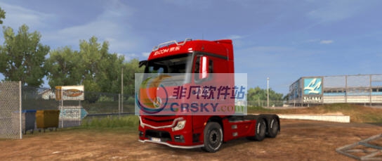 欧洲卡车模拟2京东物流卡车MOD v2.4