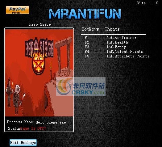 英雄攻城四项修改器 v3.5