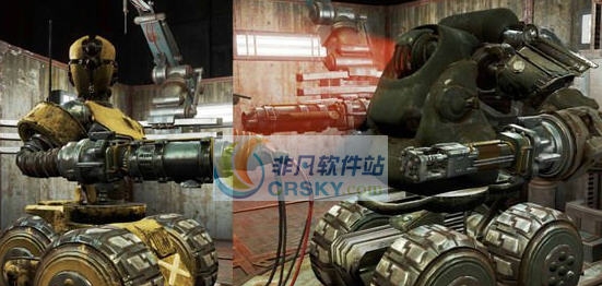 辐射4机器人足部辅助轮MOD v2.4