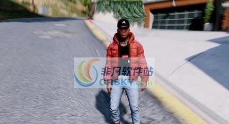 GTA5红色羽绒服夹克MOD v2.8