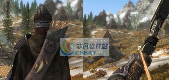 上古卷轴5天际重制版暗黑龙裔箭袋材质MOD v2.6