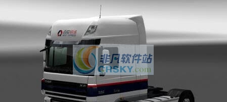 欧洲卡车模拟2超写实百世快递MOD v2.5