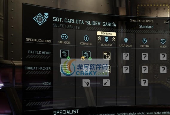 幽浮2新的职业升级界面MOD v2.4