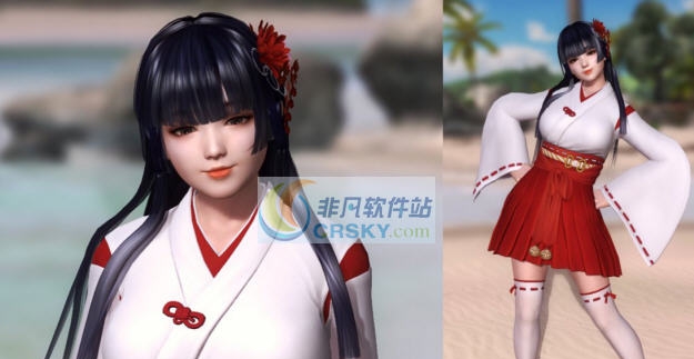 死或生5最后一战虎妈东方神社巫女套装MOD v2.4