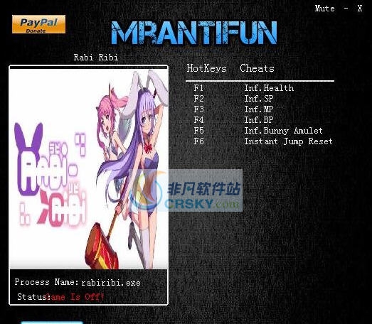 RabiRibi六项修改器 v3.6