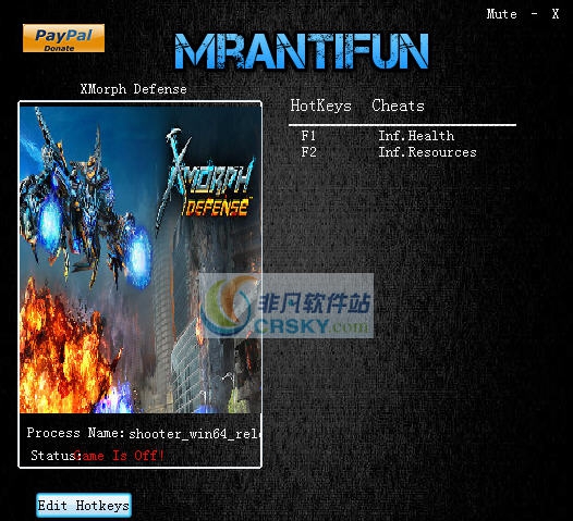 变形机甲防卫战两项修改器 v3.6