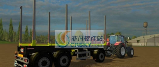 模拟农场15高固定杆拖车MOD v2.4