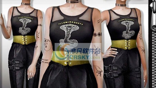 模拟人生4五色女式连身裤MOD v2.5