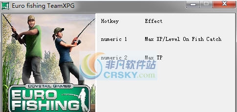 欧洲钓鱼模拟刷钱刷经验二项修改器 v3.4