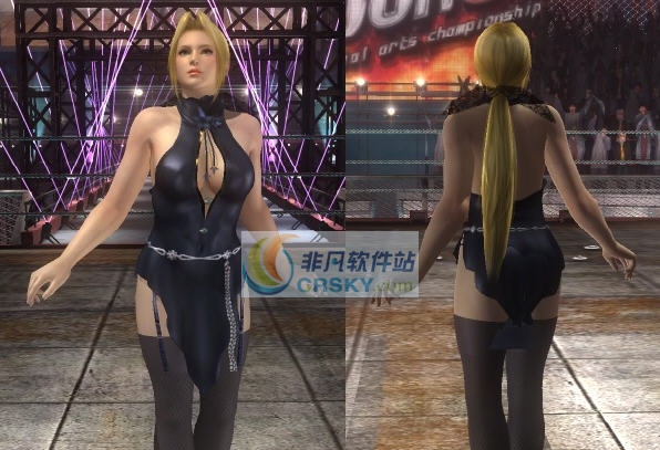 死或生5最后一战海莲娜黑丝露背超短裙礼服MOD v2.5