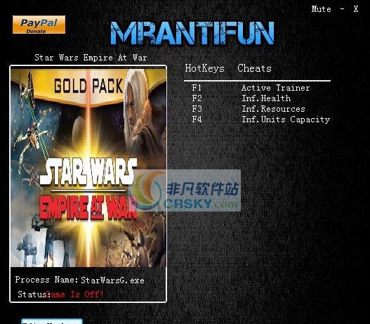 星球大战战火中的帝国修改器 v2.5