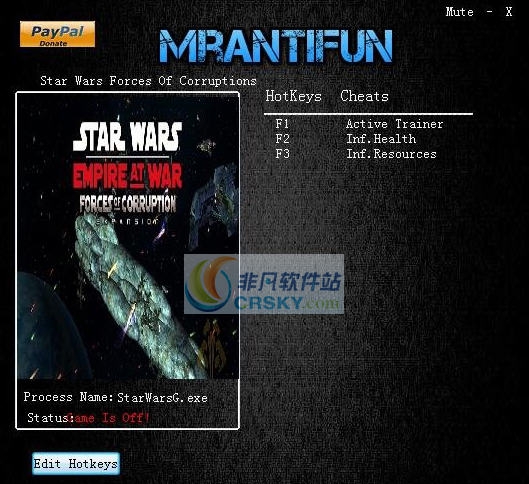 星球大战堕落之军两项修改器 v3.4