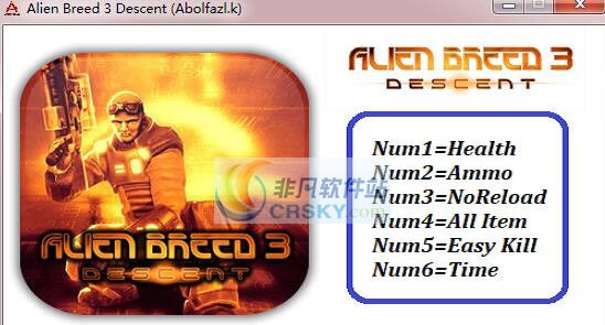 异形繁殖3侵袭六项修改器 v3.6