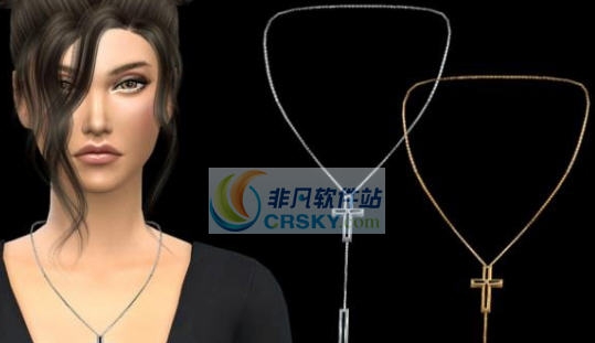 模拟人生4NataliS金属十字架锁套小项坠MOD v2.5