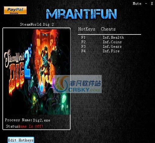 蒸汽世界挖掘2四项修改器 v3.6