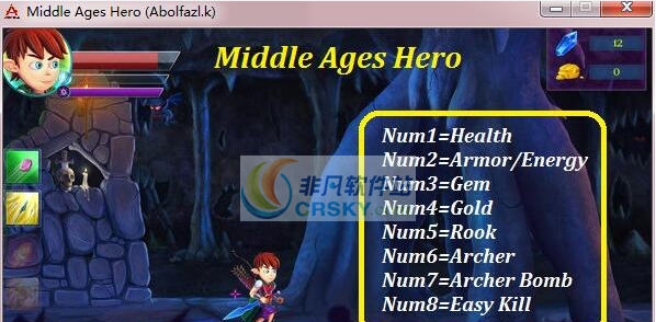 中世纪英雄八项修改器 v3.4