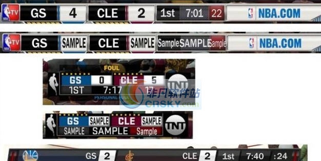 NBA2K18NBA TV/TNT3记分牌补丁 v2.8