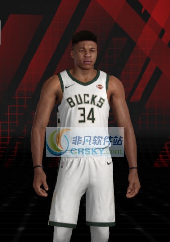 NBA2K18雄鹿字母哥身形MOD v2.6
