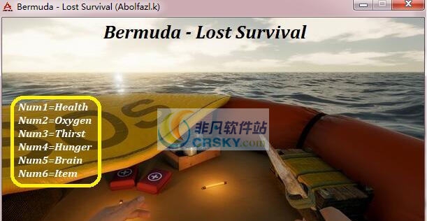 百慕大迷失后的生存六项修改器 v3.5