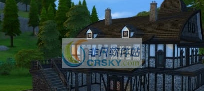 模拟人生4迷途中的古欧城堡别墅MOD v2.5