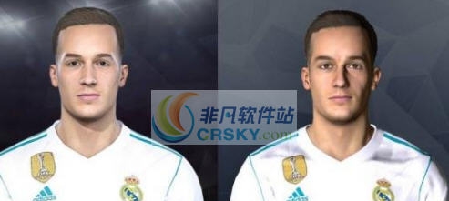 实况足球2018皇马右边锋卢卡斯巴斯克斯面部补丁 v2.6