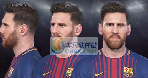 实况足球2018梅西乌姆蒂蒂保利尼奥纹身面部补丁 v2.7