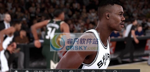 NBA2K18海军上将大卫罗宾逊身形发型面补MOD v2.6